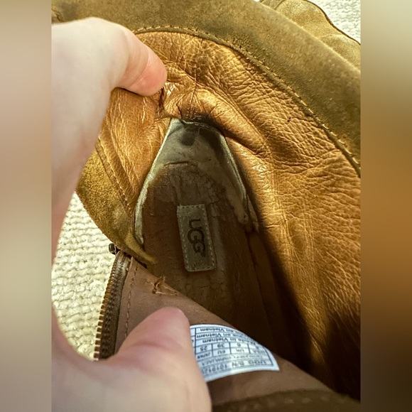 UGG Women’s Reid Sneakers Chestnut WELL WORN - Size 8 - Picture 5 of 7